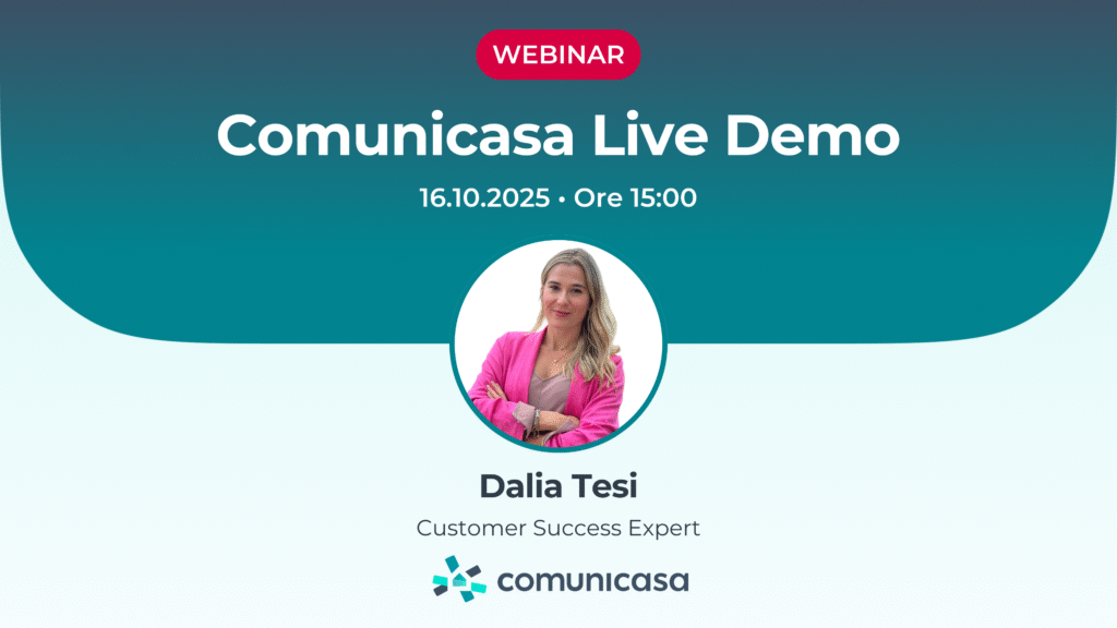 live demo di comunicasa il 16 ottobre 2025